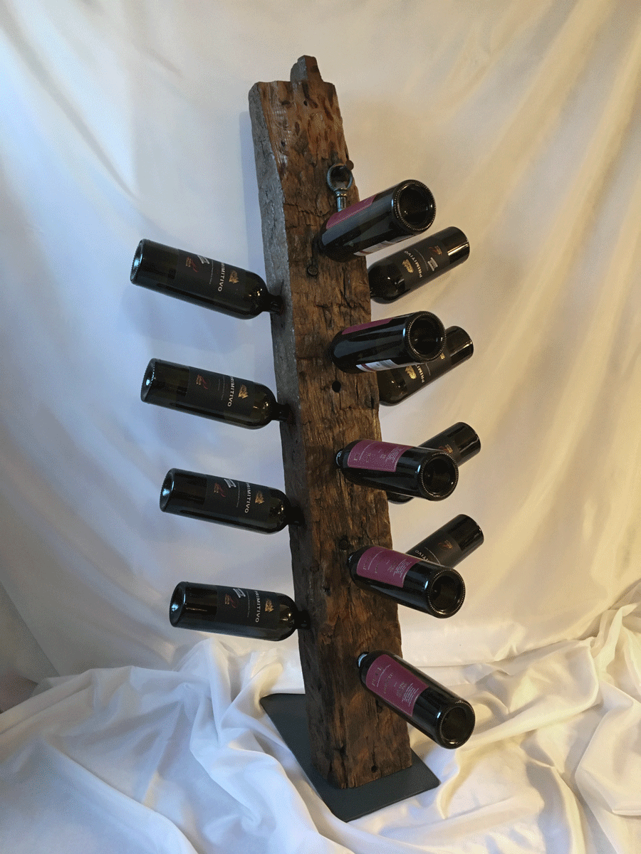 Kunst aus Eiche - Halter für Weinflaschen. Aterlier Grillo